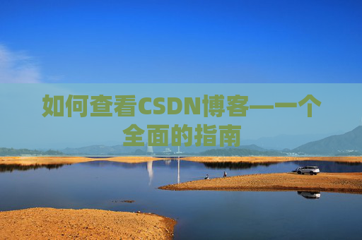如何查看CSDN博客—一个全面的指南